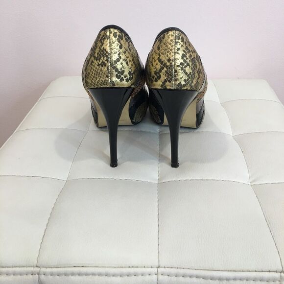 Dollhouse Dailyn Faux snakeskin Pump Stiletto Heel size 7.5 - Picture 3 of 7